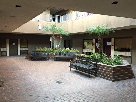 office courtyard