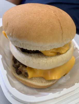 Double cheese burger