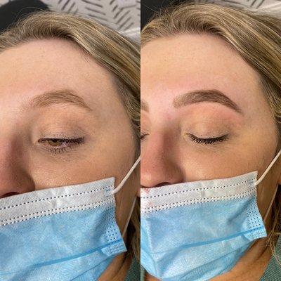 Brow wax & tint