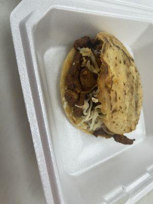 gordita with meat of choice