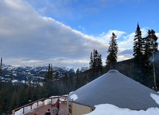 Yurt with a view