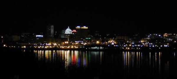 Beautiful nighttime lights in Peoria