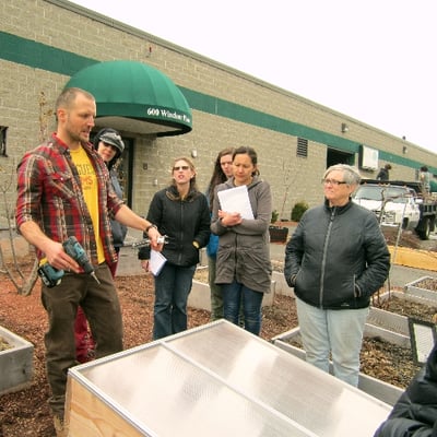 Urban Farming Course - seasonal workshops and courses, from building a raised garden bed to urban chicken-keeping and everything in between.