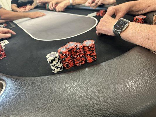 Poker table/chips