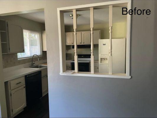 Kitchen before remodel