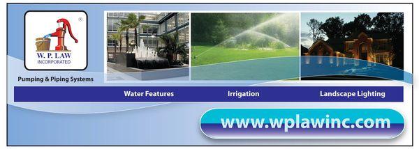 Water Features, Irrigation, Landscape Lighting