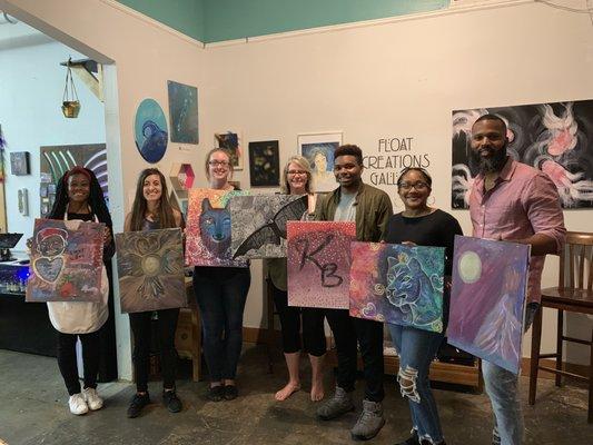 Paint & Sip Parties