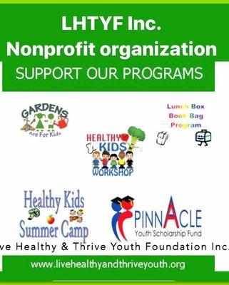 Live Healthy & Thrive Youth Foundation is a 501c3 nonprofit organization dedicated to children's health.