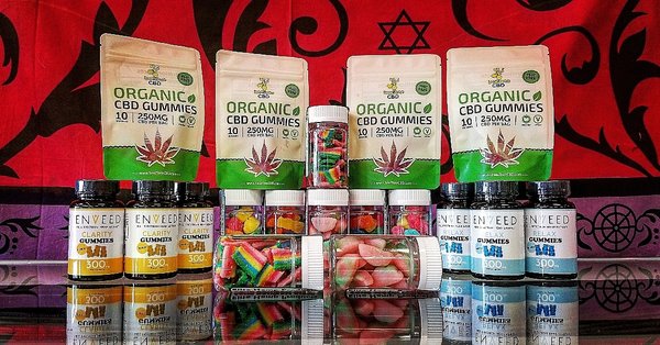 A variety of CBD edibles are available at every Deep Six CBD location.