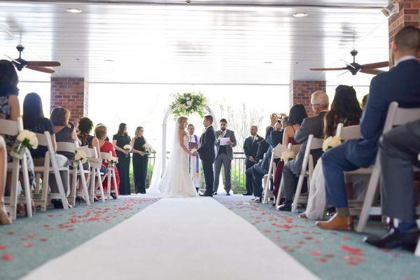 Wedding ceremony at Harbour View