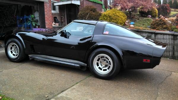 corvette paint brought back to life