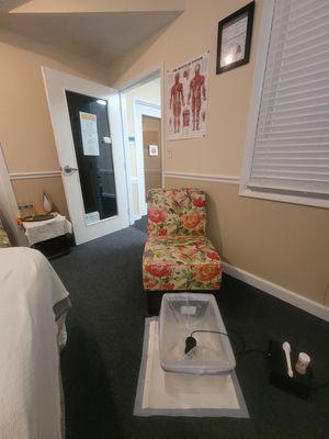 Ion detox ready in PNMBalance Massage cozy studio. Bring your friends & family to do up to 3 detoxes @the same time!