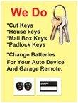 We do all batteries replacement for auto device and garage remote