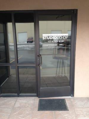 Front entrance of the studio