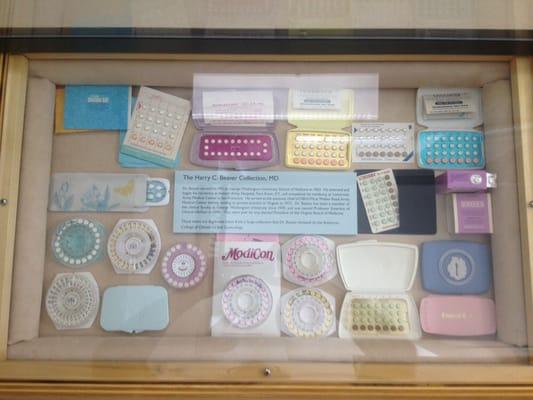 the Harry C. Beaver, MD collection of birth control pills