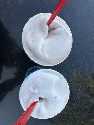 M&M blizzard and Cotton Candy BLIZZARD Treat