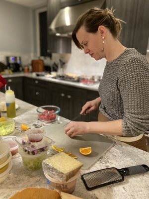 Chef Paloma working her magic