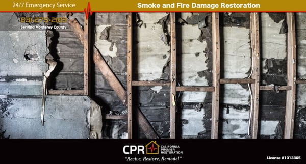 Smoke and Fire Damage Restoration