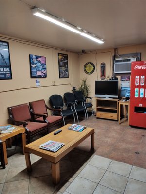 Plenty of seats and a very neat waiting area!