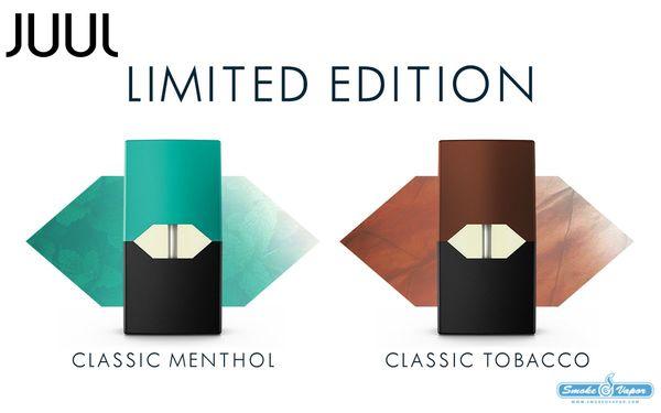 Juul Limited Edition Pods !! Classic Tobacco  Classic Menthol #juul #pods #podsystem  #SMOKEOVAPOR #SCHAUMBURG #ADDISON #WESTCHICAGO