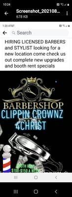 Clippin Crownz 4Christ Barbershop