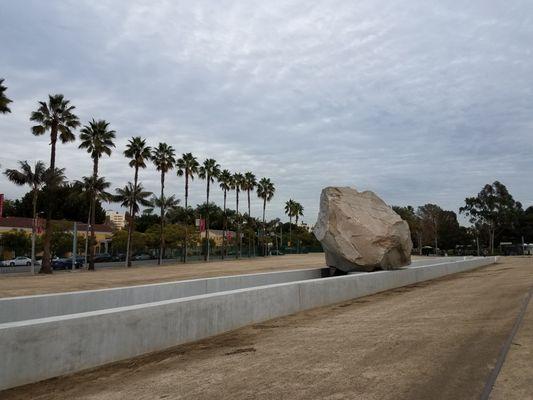 Levitated Mass photo shoot