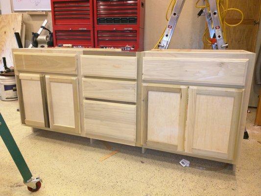 Custom vanity for house built in 1920's.