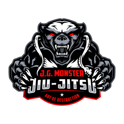 Jg Monster Jiu-Jitsu Logo is a Honey Badger!