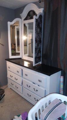 After Long dresser makeover