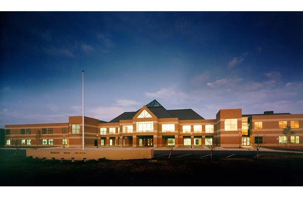 Hudson High School in 1993 when it was first built.