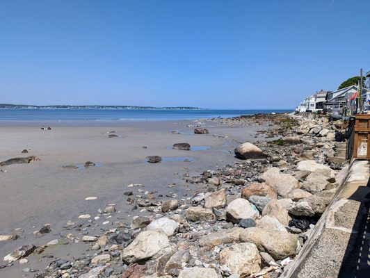 View of Nahant Beach from the deck.