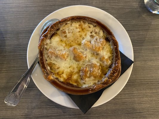 Crock of French Onion Soup