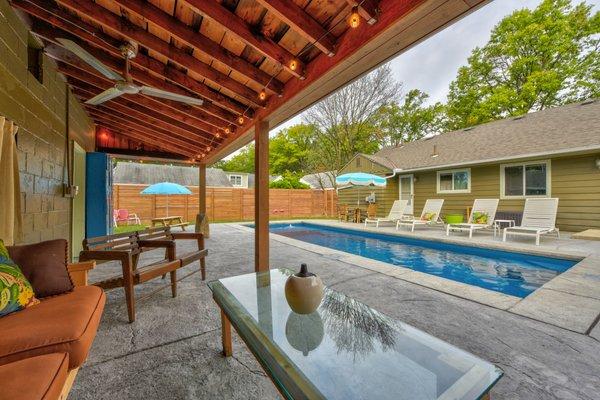 Gorgeous Outdoor living space.