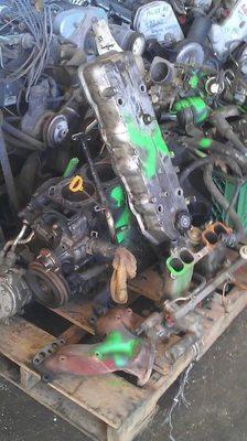 This is a before picture are the 22RE fuel injection Toyota motor