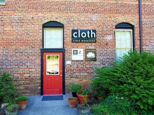 CLOTH FIBER WORKSHOP at River Arts District in Asheville, North Carolina.