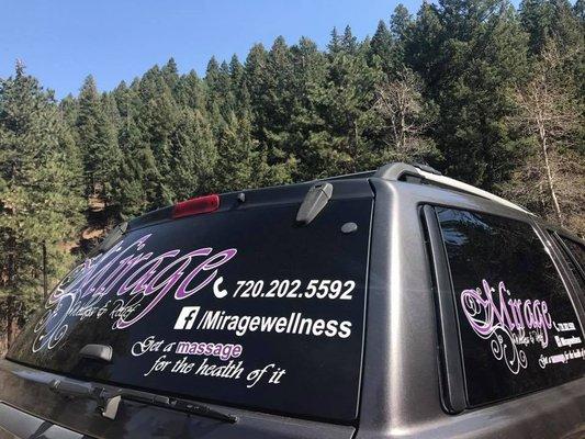 Take a photo of this Jeep (anywhere besides the office at 12567 Cedar Dr) to receive $5 off your next massage!