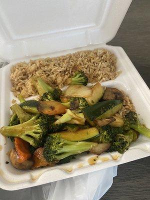 Mixed veggie lunch special