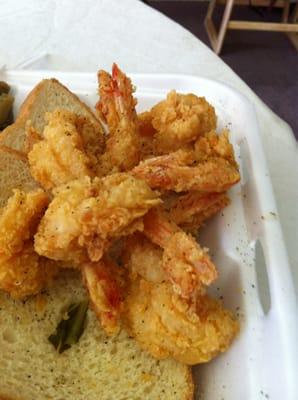 Fried shrimp ( this is just a half serving - lots and lots for $6.99