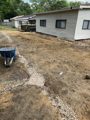 French Drain install