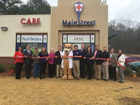 Our official ribbon cutting - Feb. 2016