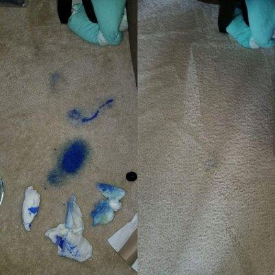 carpet stain removal