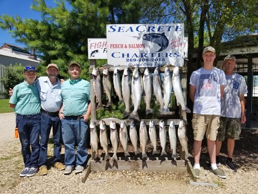 Captain Chris Rose is a first rate charter captain who knows how to find the fish.   What a blast!