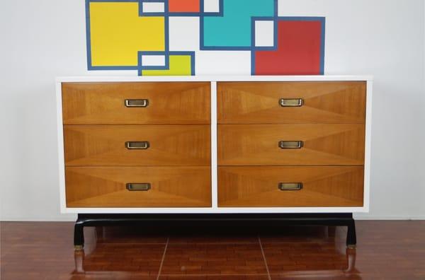 Mid Century Lacquer Dresser