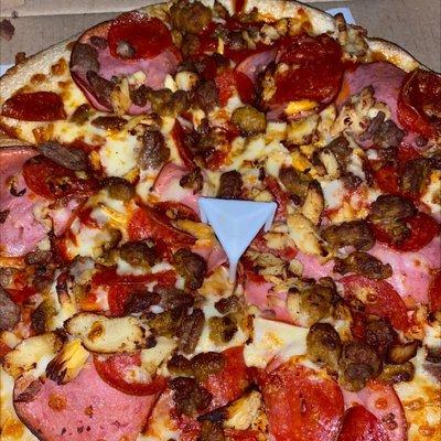 All Meat Pizza