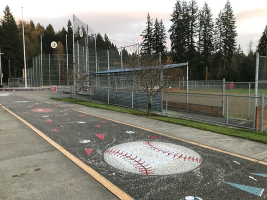 Three Baseball fields