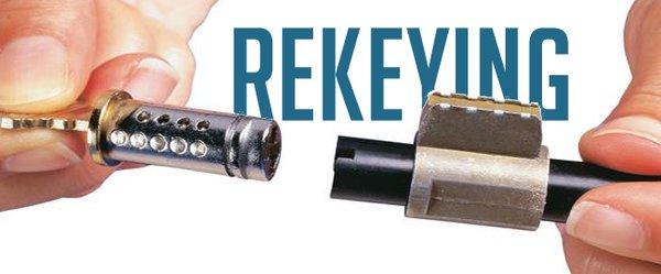 We can Rekey your locks! Master-Key Service also available.