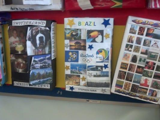 Heritage Festival wall of countries