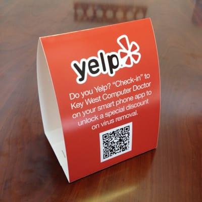 Get a discount on virus removal with our new offer through Yelp!