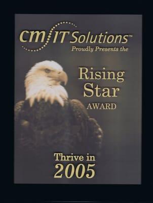 Voted Franchise "Rising Star" award in 2005!