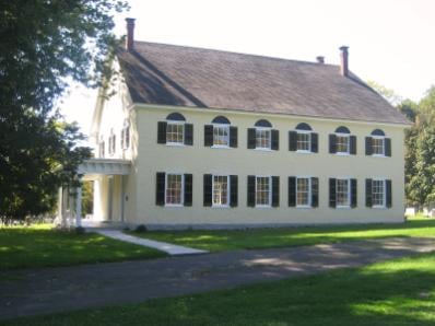 Old School Meetinghouse in mid-summer